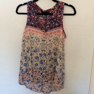 Nordstrom Floral sleeveless top